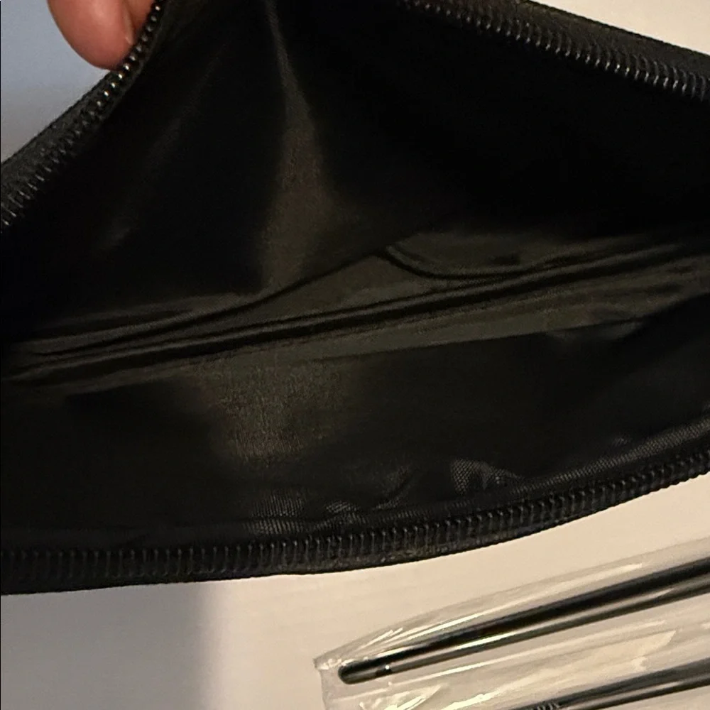 Morphe Sleek Black Brush Set with Carrying Cosmetics Case